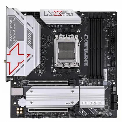 Placa Mãe Colorful Battle-AX B850M-PLUS WIFI V14, Chipset B850, AMD AM5, MATX, DDR5