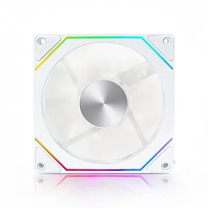 FAN 120MM ROUND5 NORDWIND REVERSE ARGB BRANCO R5-NORDWIND-RV-W-2198
