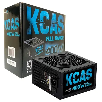 FONTE ATX 400W 80 PLUS WHITE KCAS AEROCOOL