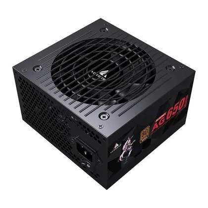 Fonte Acegeek 650, 650W, 80 Plus Bronze, AG-AG650-BK
