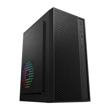 GABINETE MICRO ATX SEM FONTE DUEX DX255-4 PRETO