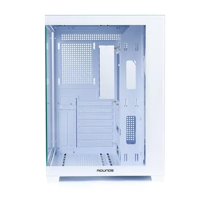 GABINETE GAMER ATX SEM FAN SEM FONTE ROUND5 GENOS WHITE R5-GENOS-W-2190