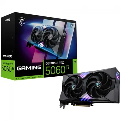 PLACA DE VIDEO MSI GEFORCE RTX 5060 TI 8GB GAMING OC GDDR7 912-V536-026