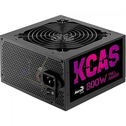 Fonte Aerocool KCAS 800W, 80 Plus Bronze, PFC Ativo