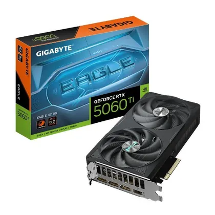 Placa de Video Gigabyte RTX 5060 TI Eagle OC 8GB GDDR7 128bits - GV-N506TEAGLE OC-8GD