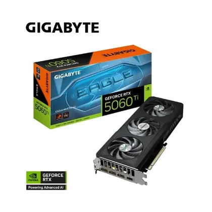 Placa de Video Gigabyte RTX 5060 TI Eagle Max OC 8GB GDDR7 128bits - GV-N506T