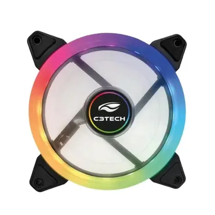 COOLER 120MM COM LED RGB C3TECH F11-L220RGB