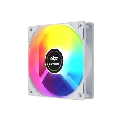 COOLER 120MM COM LED ARGB C3TECH F9-L260WH BRANCO