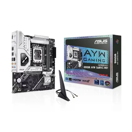Placa Mãe Asus B860M AYW GAMING WIFI LGA 1851 2xDDR5 Chipset Intel B860 mATX