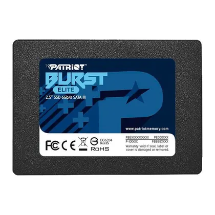 SSD 480GB PATRIOT BURST ELITE SATA3 2,5 7MM PBE480GS25SSDR