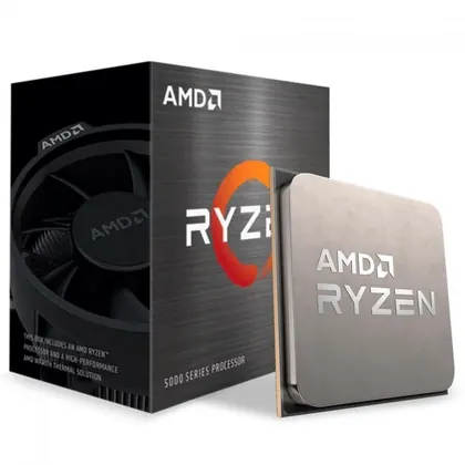 Processador AMD Ryzen 5 5500, 6C/12T, 3.6GHz (4.2GHz Turbo), AM4, Cooler Wraith – 100-100000457BOX