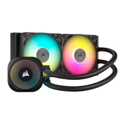 Water Cooler Corsair Icue Link Titan 240 RX AIO, RGB, 240mm, Preto, CW-9061016-WW