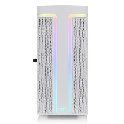 Gabinete Gamer Thermaltake H590 TG SNOW, ARGB, Laterais de Vidro, 120mm, Full-Tower, 2 x fans, Branco - CA-1X4-00M6WN-00