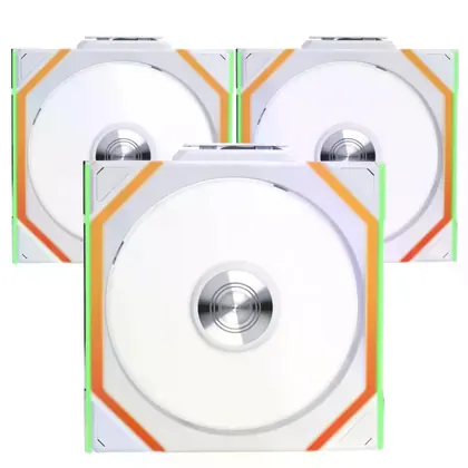Kit Fan Lian Li UNI FAN SL Wireless, 3 Fans, 120mm, ARGB, Branco, UF-SL120-WLS-3W