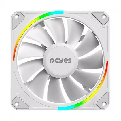 Cooler Para Gabinete PCYES Sangue Frio 3 ARGB White Ghost, 120mm, Branco, ARGBSF3WGBR