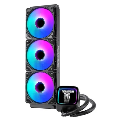 WATER COOLER ROUND5 BOREAH BLACK ARGB 360MM AMD/INTEL COM DISPLAY R5-WC-BOREAH-360B-2255