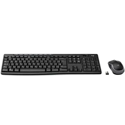 TECLADO E MOUSE SEM FIO MK270 PRETO LOGITECH