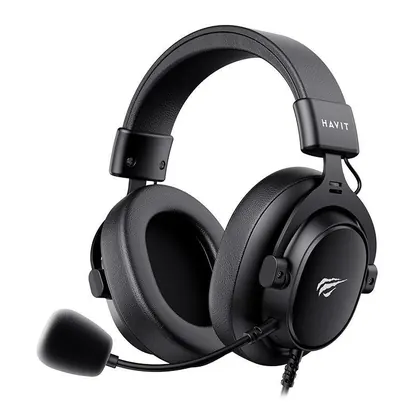 Headset Gamer Havit H2015SE, Drivers 53mm, Preto, H2015SE-BLK