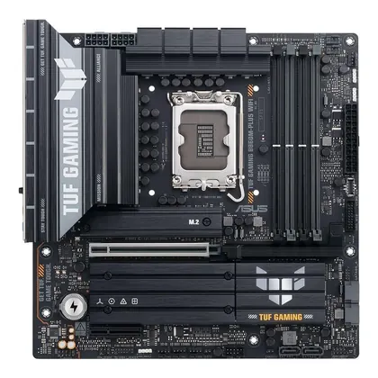Placa Mãe ASUS TUF Gaming B860M-PLUS WIFI, LGA 1851, DDR5, WI-FI 7, Bluetooth, mATX, 90MB1JV0-M0EAY0