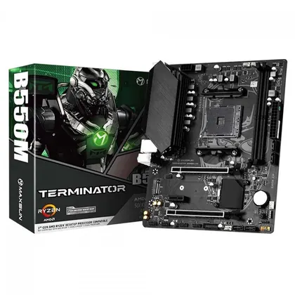 Placa Mãe MAXSUN B550M MS-Terminator, Chipset B550, AMD AM4, mATX, DDR4, MS-Terminator B550M