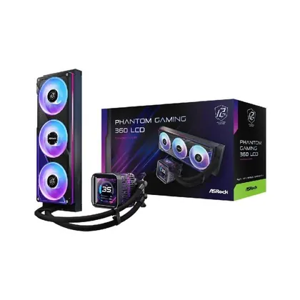 Water Cooler AsRock Phantom Gaming 360 LCD AMD/Intel - 90-APGA36-BAAGA5